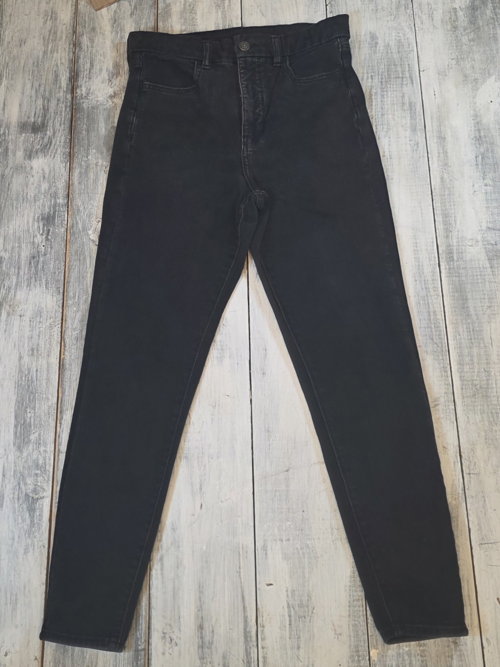 American Eagle Outfitters Women's Black 'The Dream Jean' Curvy High-Rise Jeans 6